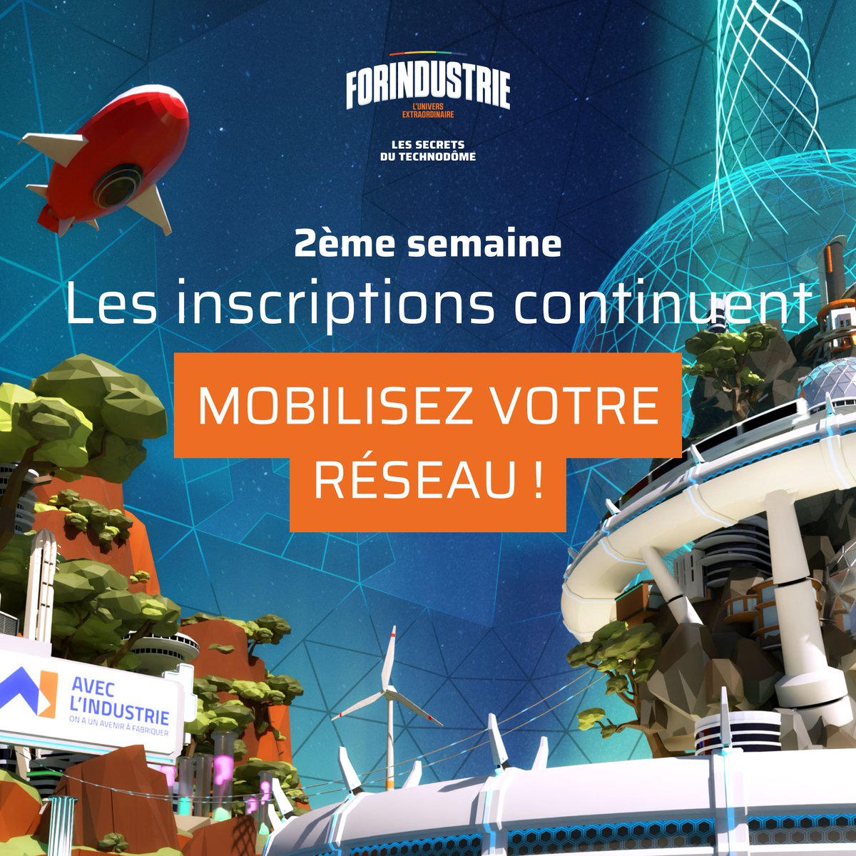 Les inscriptions sont toujours ouvertes ! 
👉 112 rencontres à venir
👉 la carte interactive et pédagogique à explorer
👉 des nouvelles quêtes exceptionnelles 

Ensemble, faisons encore grandir cette aventure !✨ 

#forindustrie #industrie #innovation #orientation #SEDI2024