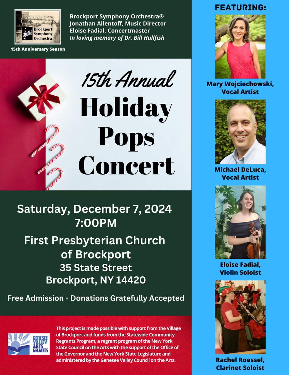 Join us for our 15th Annual Holiday Pops Concert!