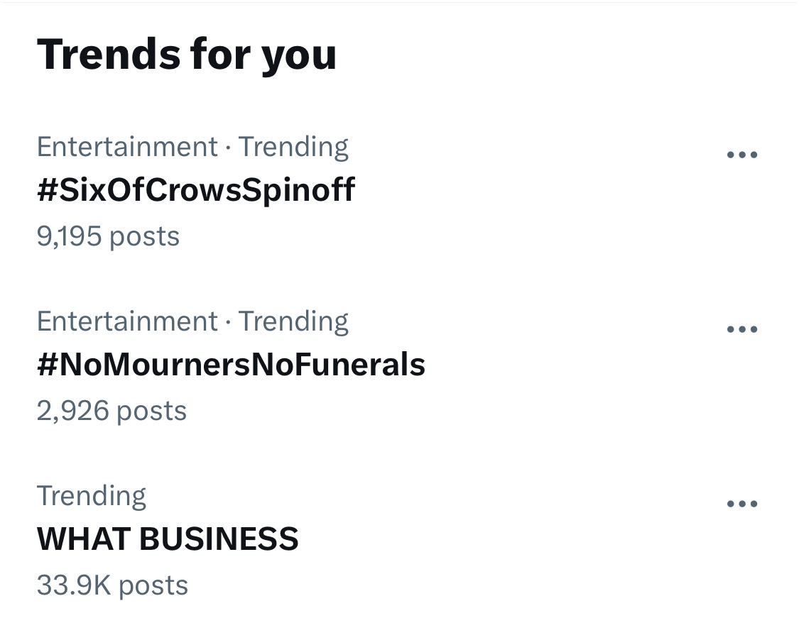 socandsab_annie's tweet photo. What a crazy night. One year ago. One year ago we burned the internet down. #SaveShadowAndBone #SixOfCrowsSpinoff #WhatBusinessNetflix https://t.co/mUmzmqYQrl