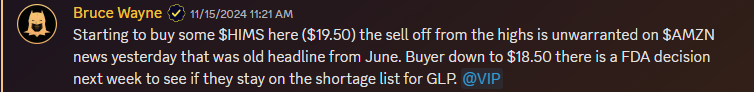Gotham Group (@gothamgroup) on Twitter photo $HIMS Update we are out at $30! 55% from entry!! <a href="/gothamceo/">Bruce Wayne</a> Killed it with this callout! ๐ฅ๐ฅ๐ฐ
Come check us out! ๐
whop.com/gotham-group/ $HIMS Update we are out at $30! 55% from entry!! <a href="/gothamceo/">Bruce Wayne</a> Killed it with this callout! ๐ฅ๐ฅ๐ฐ
Come check us out! ๐
whop.com/gotham-group/