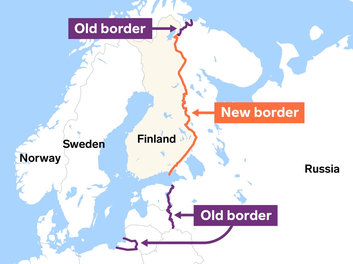 In 2022, Putin said he had “no problem” with Finland joining NATO, even though this more than doubled Russia’s border with NATO. He then withdrew most troops and demilitarised the Finnish frontier. This proves that Putin’s problem is with Ukrainian independence not NATO expansion