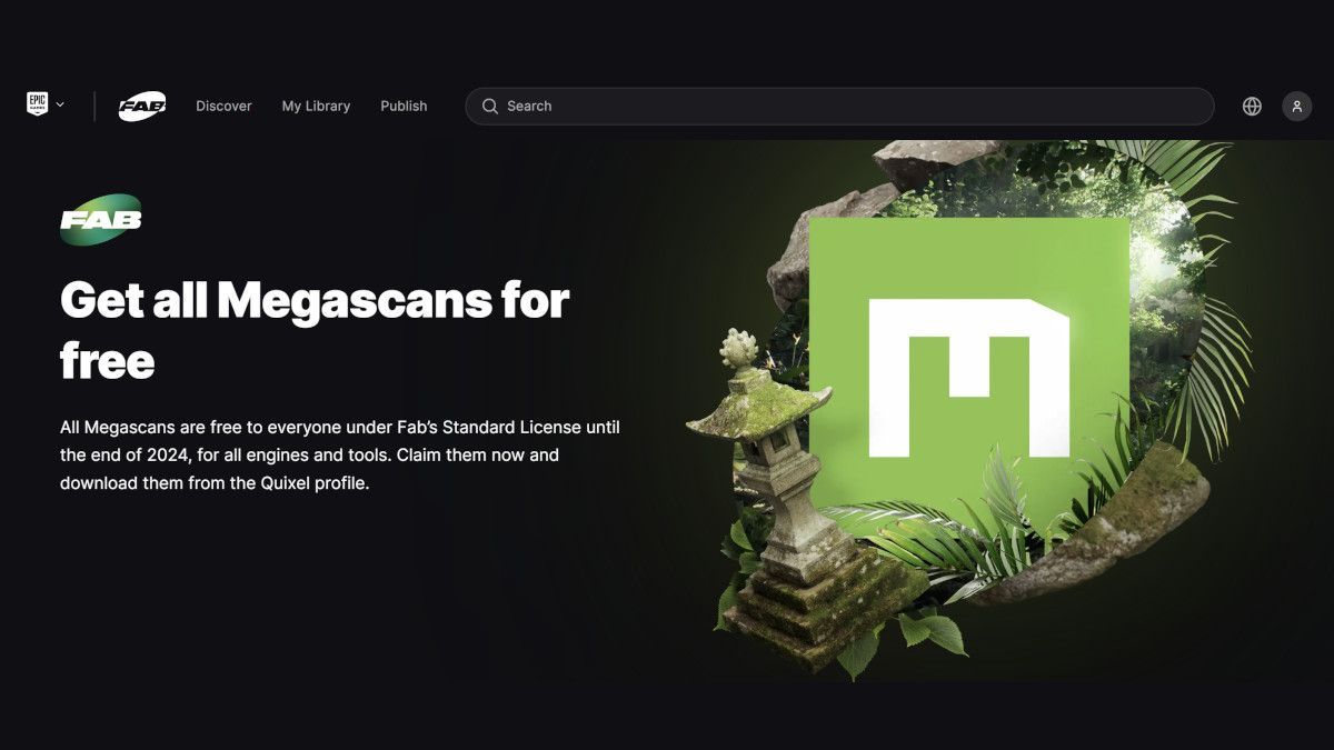 theCGchannel's tweet photo. Epic Games has restored the ability to download your old #Megascans assets via the #QuixelBridge app
The company says that it will not now discontinue Bridge until #Fab, its new online marketplace, 'offers a comprehensive alternative' to it
More details: https://t.co/fs25Up6ngr https://t.co/crf7PMdi5P