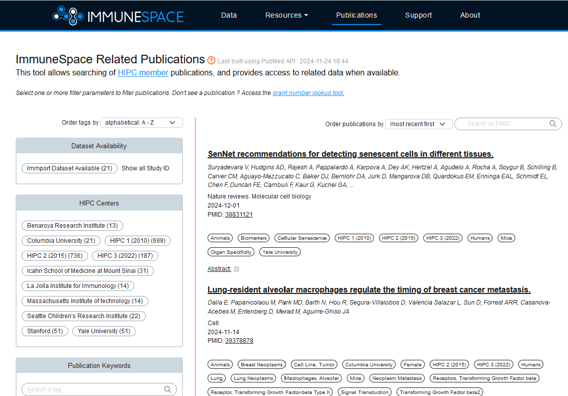 HIPC (@hipcproject) on Twitter photo Grateful for our collaborators - on the #systems #immunology discovery journey of almost 15 yrs #grateful #Thanksgiving
Check our 1,000+ publications
immunespace.org
<a href="/BRIseattle/">Benaroya Research Institute</a> <a href="/IcahnMountSinai/">Icahn School of Medicine at Mount Sinai</a> <a href="/YaleMed/">Yale School of Medicine</a> <a href="/Columbia_MI/">Microbiology & Immunology at Columbia University</a> <a href="/stanfordimmuno/">Stanford Immunology</a> <a href="/ljiresearch/">La Jolla Institute</a> <a href="/MIT/">Massachusetts Institute of Technology (MIT)</a> <a href="/seattlechildren/">Seattle Children's</a> Grateful for our collaborators - on the #systems #immunology discovery journey of almost 15 yrs #grateful #Thanksgiving
Check our 1,000+ publications
immunespace.org
<a href="/BRIseattle/">Benaroya Research Institute</a> <a href="/IcahnMountSinai/">Icahn School of Medicine at Mount Sinai</a> <a href="/YaleMed/">Yale School of Medicine</a> <a href="/Columbia_MI/">Microbiology & Immunology at Columbia University</a> <a href="/stanfordimmuno/">Stanford Immunology</a> <a href="/ljiresearch/">La Jolla Institute</a> <a href="/MIT/">Massachusetts Institute of Technology (MIT)</a> <a href="/seattlechildren/">Seattle Children's</a>