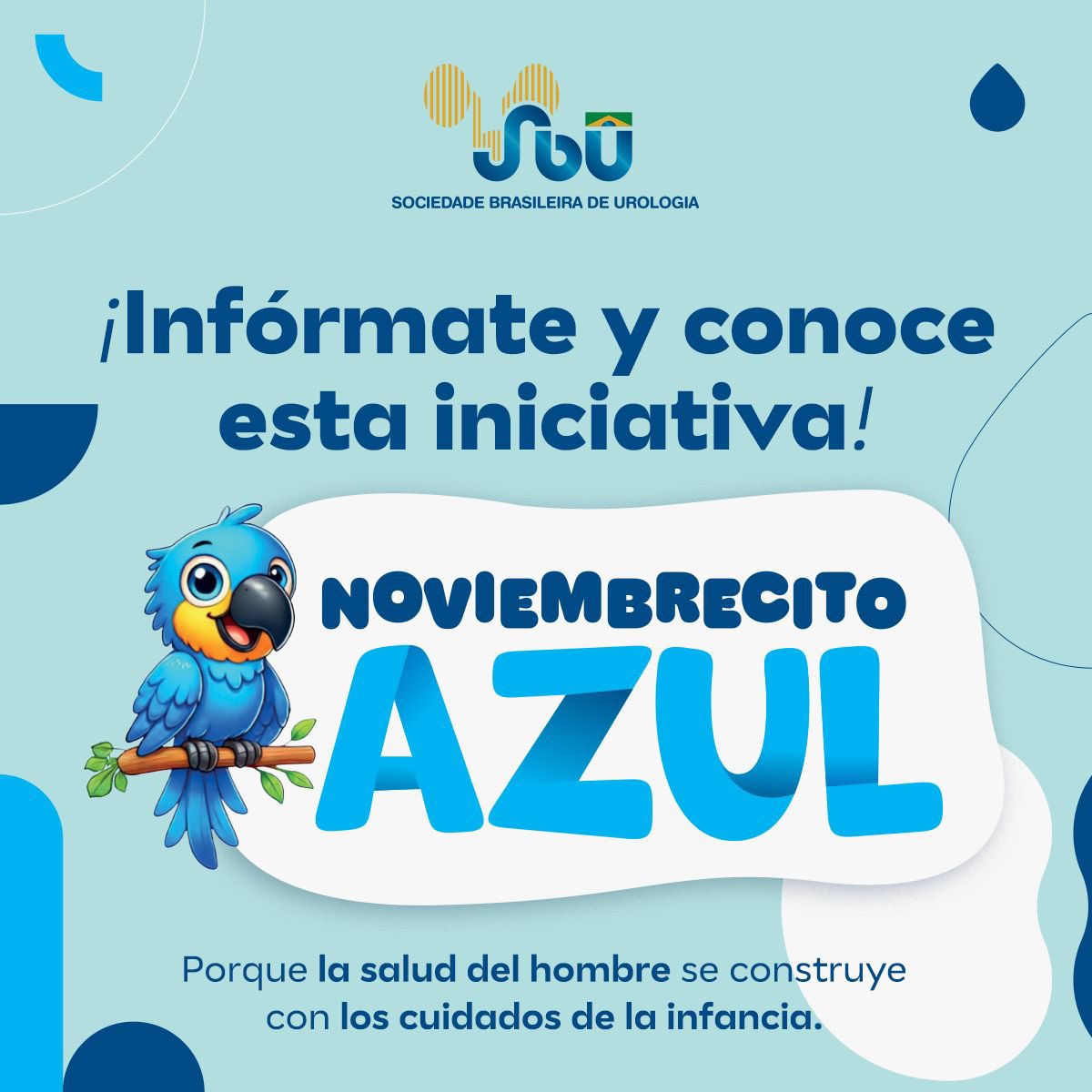 A propósito del #NoviembreAzul, ¿Ya conocías la iniciativa «NoviembreCITO azul»?

📌Campaña iniciada en Brasil en Octubre 2023
📌Su objetivo es crear conciencia de que el cuidado de la salud de los hombres debe comenzar desde edades tempranas. 

#SoMe4PedSurg <a href="/sbuoficial/">Sociedade Brasileira de Urologia</a> #urology