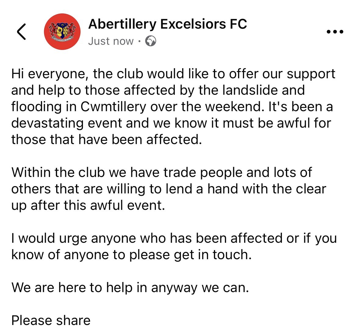 Abertillery Excelsiors AFC tweet media