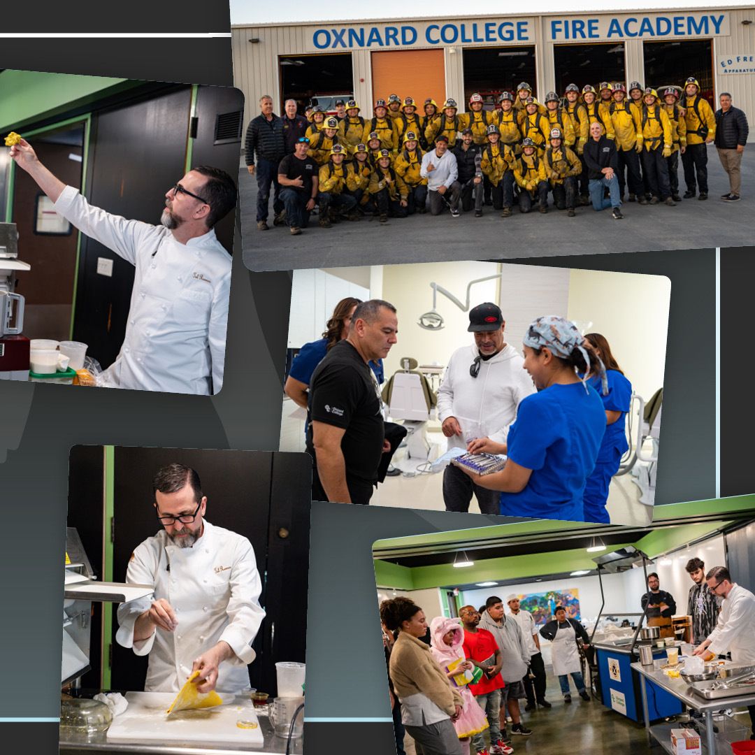 Last week brought a fun surprise for <a href="/OxnardCollege/">Oxnard College</a>, home to Fire Technology, Dental, and Culinary Arts programs that receive Metallica Scholars funding. 🧵