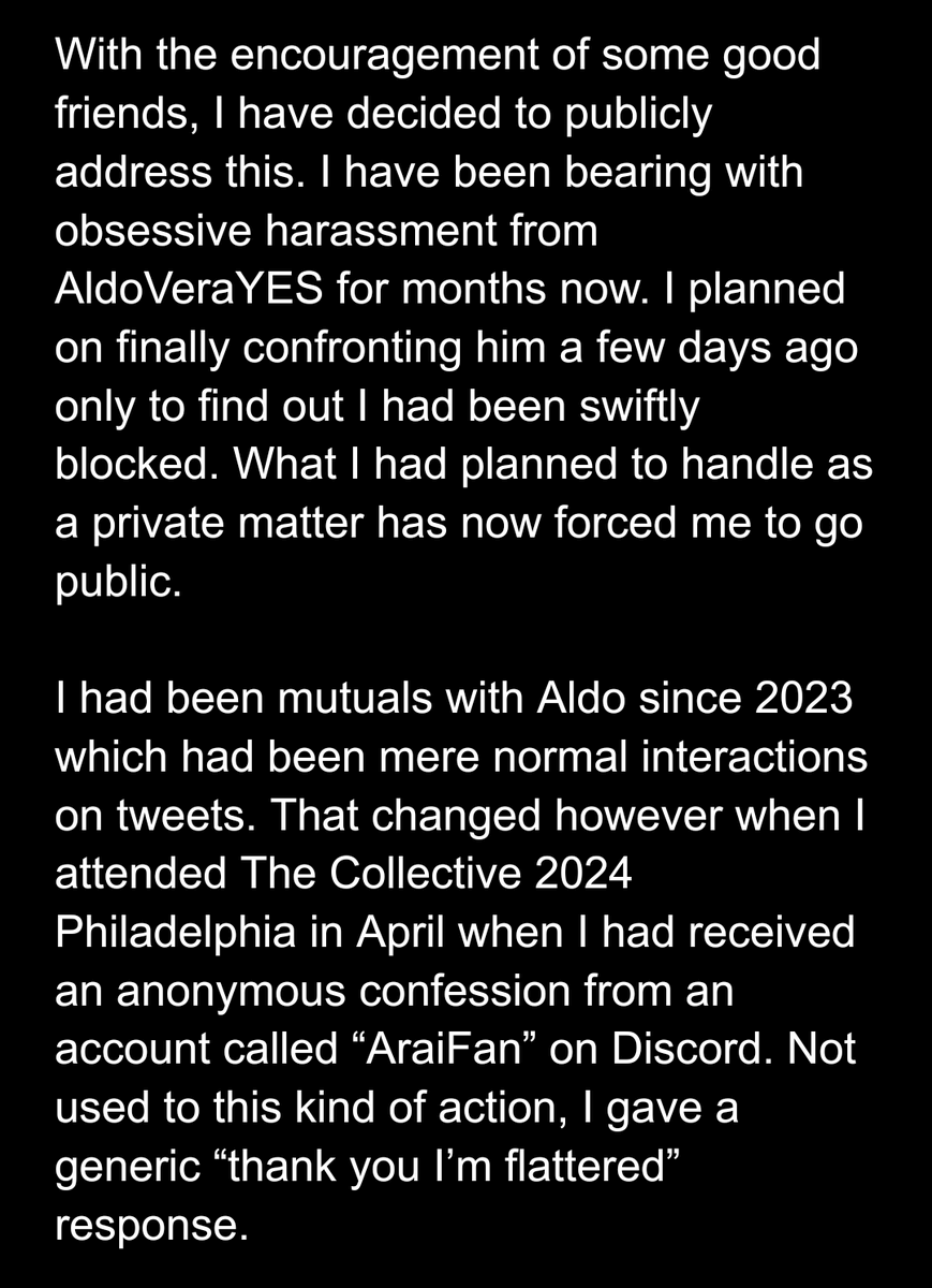 angesoymilk's tweet photo. I'm sorry for this thread, but I have decided to speak out against the obsessive harassment I have been targeted with for months by a certain user on here: https://t.co/LowqylT0qz