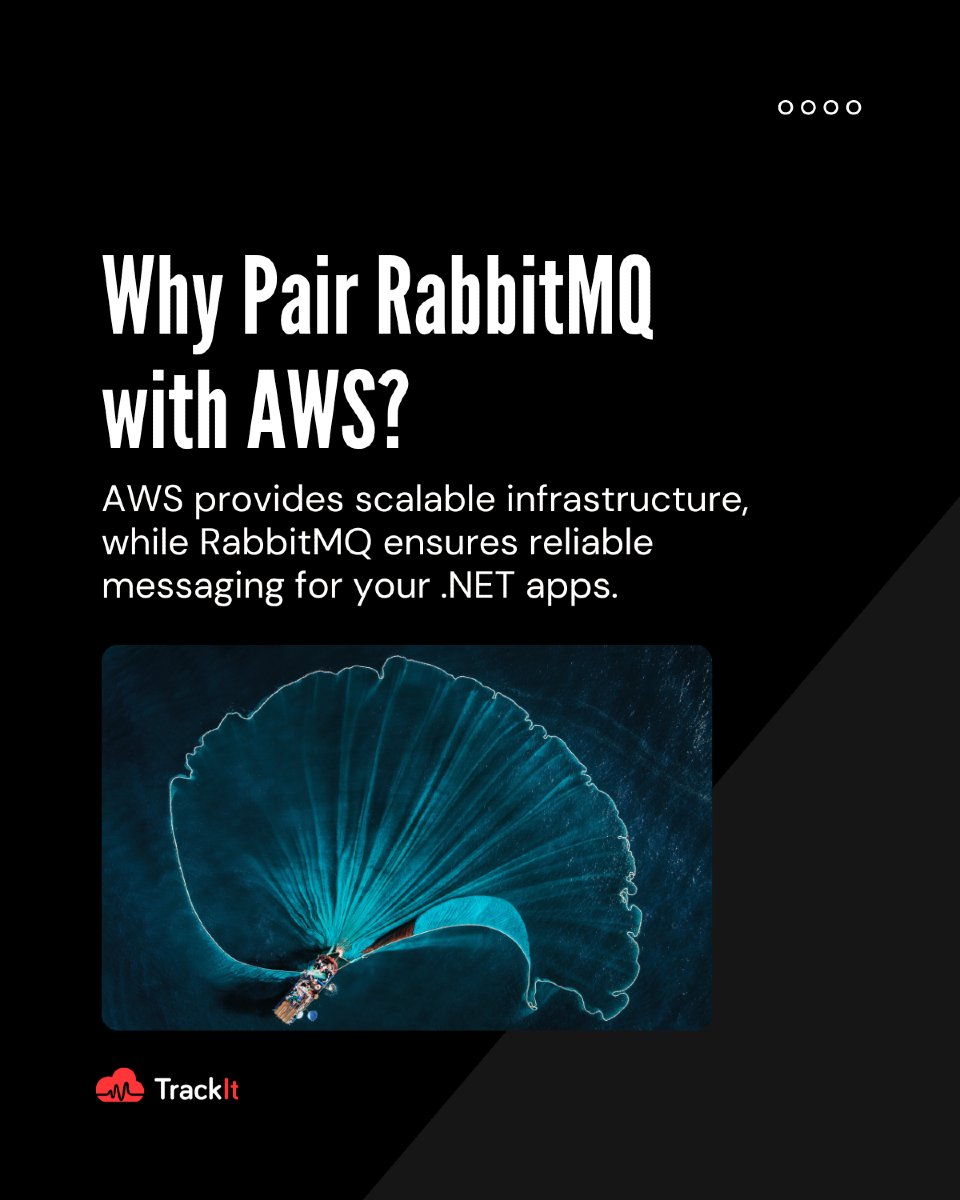 TrackItCloud's tweet image. Read our blog 👉 trackit.io/building-net-a…
AWS and RabbitMQ create a powerful duo for building scalable, reliable, and fast applications.
#DotNetDevelopment #AWSIntegration #RabbitMQ #ScalableApps #CloudComputing