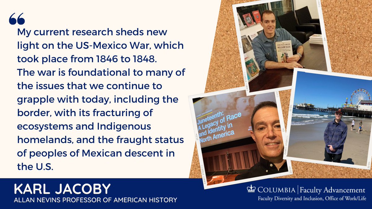 Columbia Faculty Advancement (@columbiafaculty) on Twitter photo We're thrilled to continue spotlighting faculty members who engage Indigenous history and scholarship. Next up, <a href="/karl_jacoby/">Karl Jacoby</a>, the Allan Nevins Professor of American History!
Read about Dr. Karl Jacoby’s work: bit.ly/49eugQ9
#NativeAmericanHeritageMonth #FacultySnapshot We're thrilled to continue spotlighting faculty members who engage Indigenous history and scholarship. Next up, <a href="/karl_jacoby/">Karl Jacoby</a>, the Allan Nevins Professor of American History!
Read about Dr. Karl Jacoby’s work: bit.ly/49eugQ9
#NativeAmericanHeritageMonth #FacultySnapshot