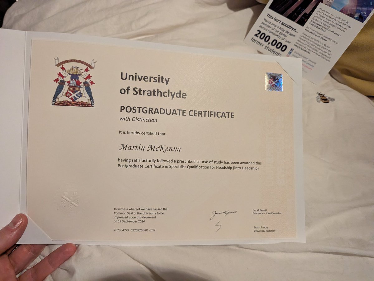Delighted to come home to this on the door mat after work today 😁. See you in February <a href="/gmac_mcneil/">Gillian Francis-McNeil (she/her)</a> @NovaLauderScott