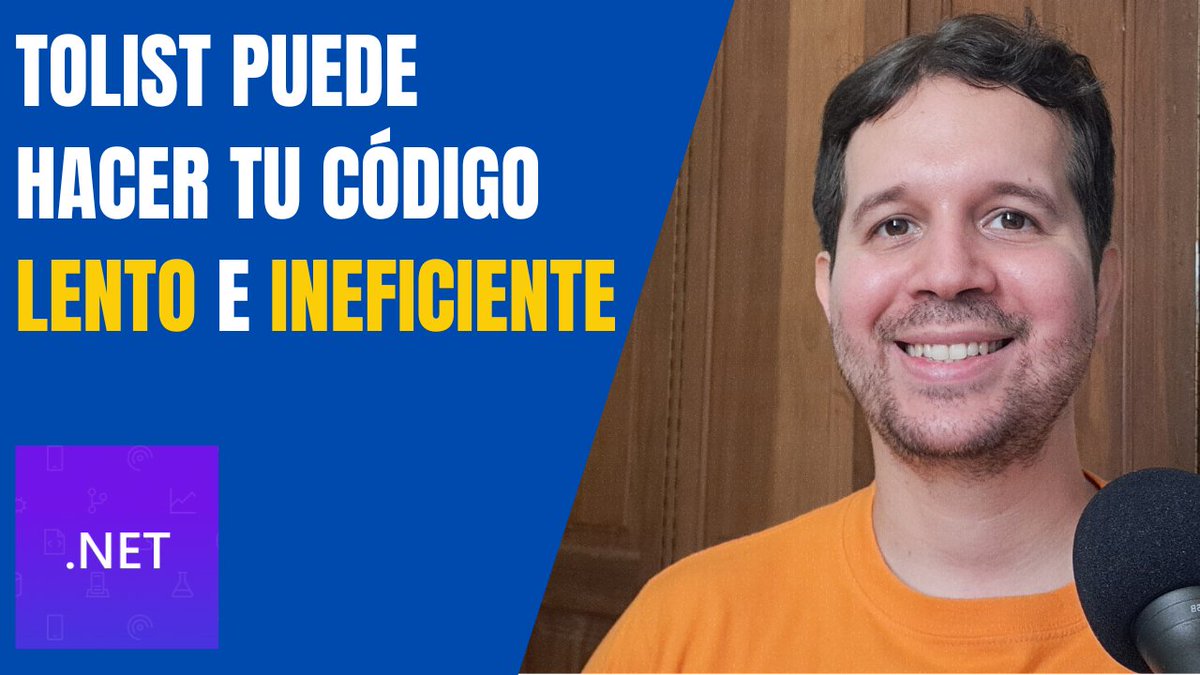 gavilanch2's tweet photo. ¿¡ToList hace tu Código LENTO y que consuma MUCHA memoria!? | C#

https://t.co/tpDujwlJfF https://t.co/kSKrvog83k