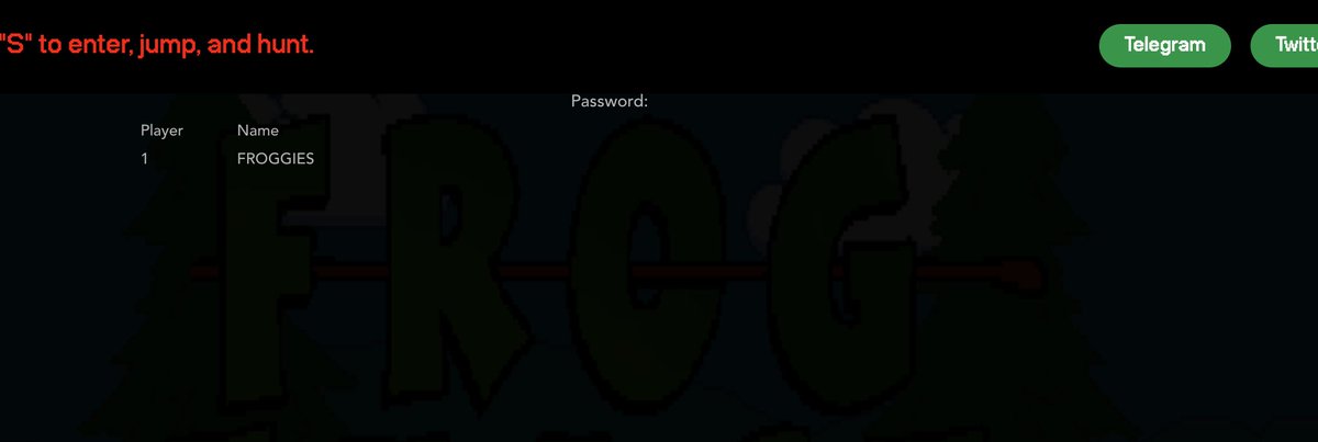froggyscoin's tweet photo. No password needed to enter the room! https://t.co/8YEMw5YsZi