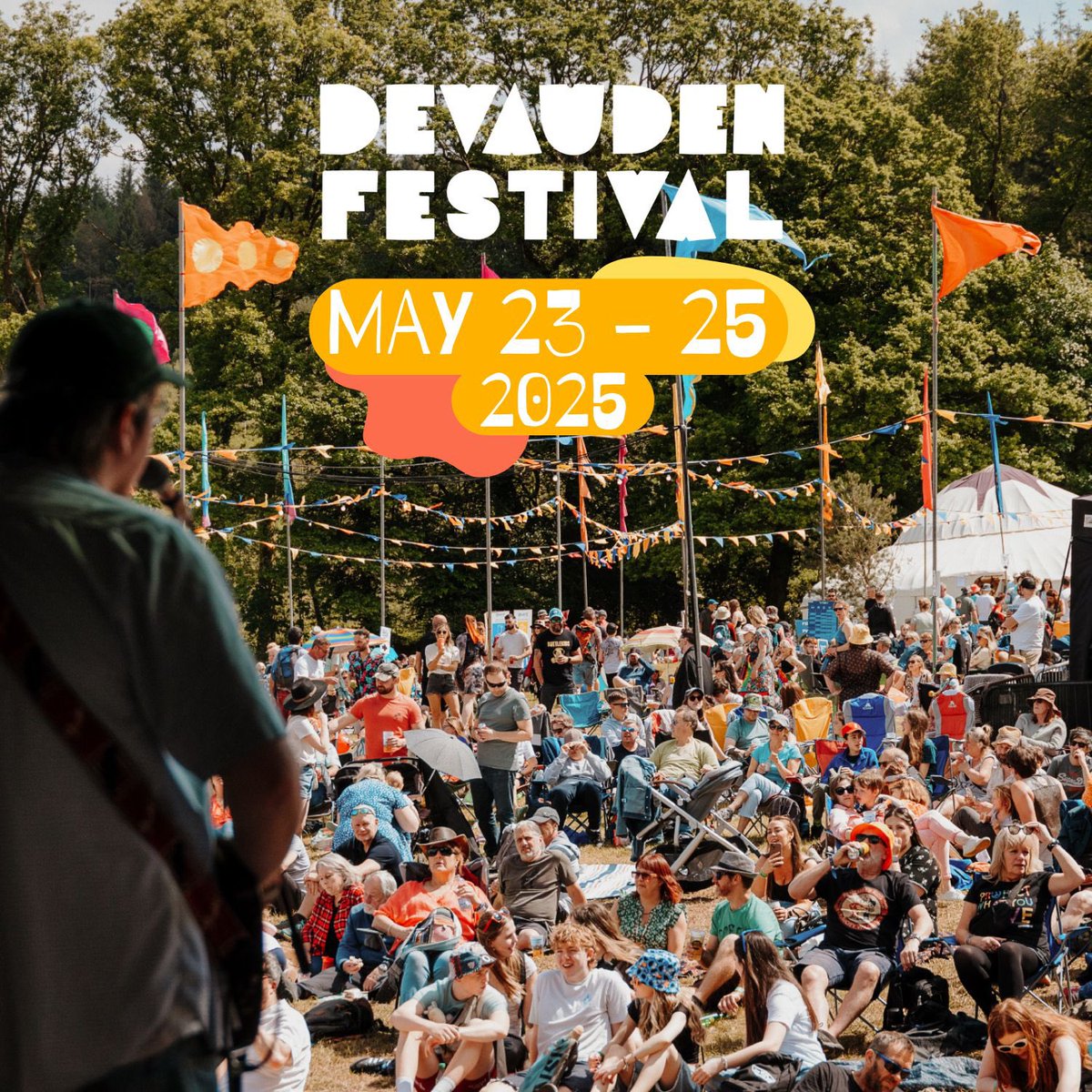 🎪 DEVAUDEN FESTIVAL 2025 🎪 

DF 2025 will be held on May 23rd - 25th and… we have a brand new home 🏠☀️💙

Next year, the festival will be held at the amazing Humble By Nature in Penallt.

Weekend tickets go on sale this Wednesday at 10am. 🌲☀️🙌🏻