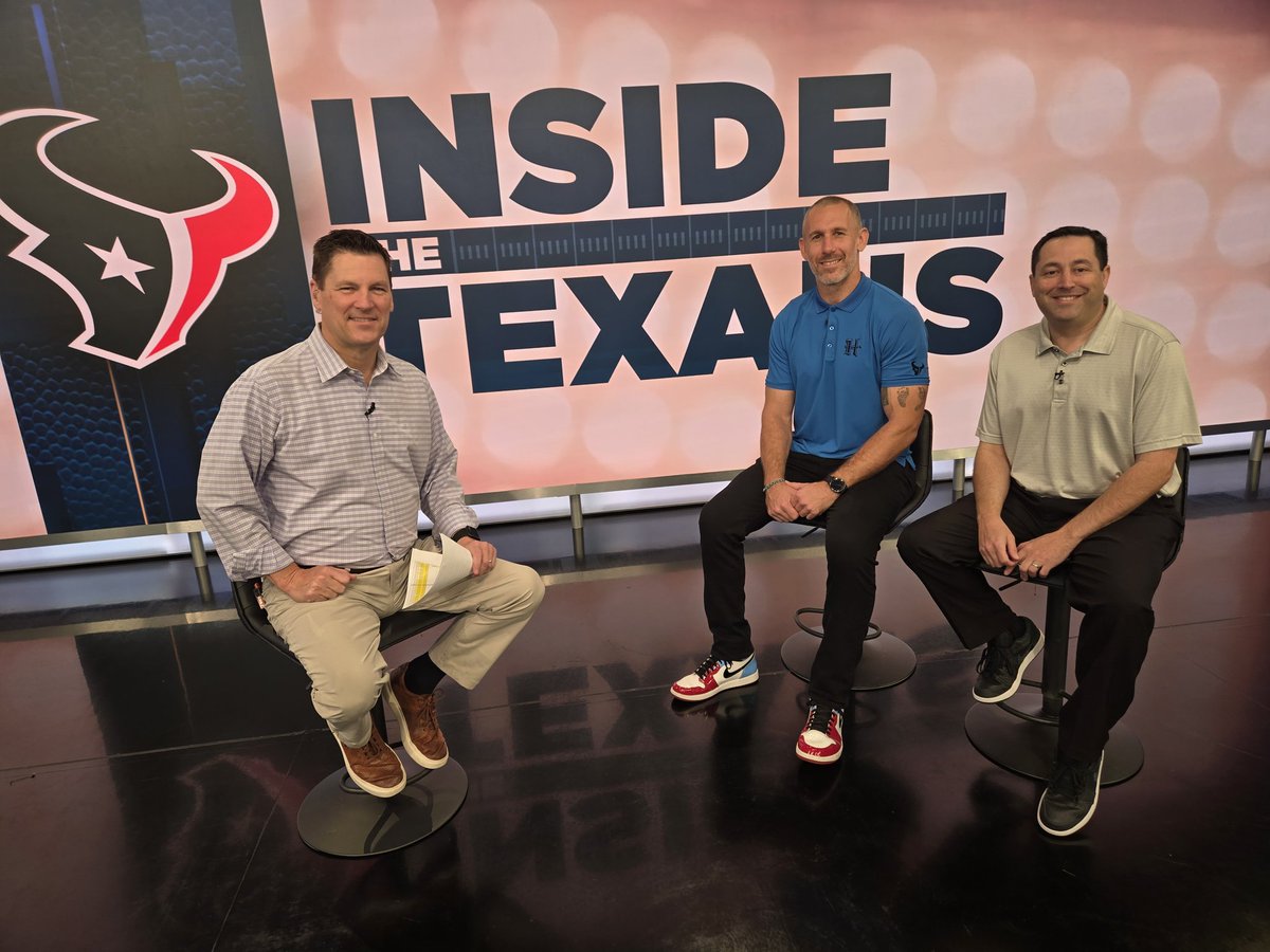 Great time on our
 @kprc2 + Live 11am INSIDE THE TEXANS today with #Texans great &amp; SB Champ TE Owen Daniels (<a href="/owendaniels/">Owen Daniels</a> ) &amp; Adam Wexler (<a href="/AdamJWexler/">Adam Wexler</a> ) <a href="/SportsTalk790/">SportsTalk 790</a>