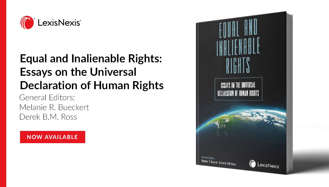 Now Available: Equal and Inalienable Rights: Essays on the Universal Declaration of Human Rights - ow.ly/kTCy50Ucf1S - This collection offers Canadian and international perspectives on the theme of the Universal Declaration of Human Rights (UDHR).