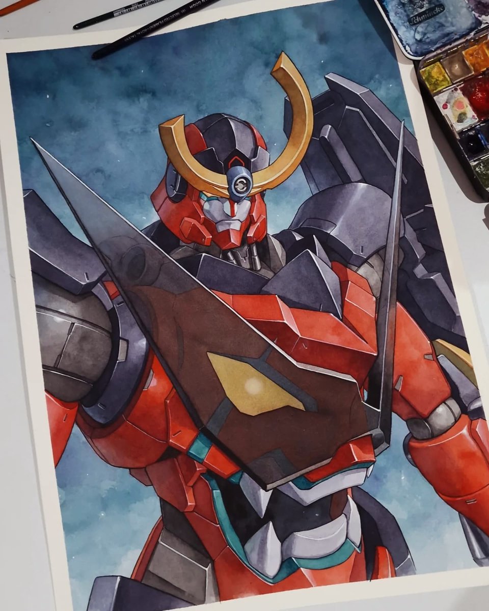 Trunnec's tweet image. Gurren Lagann watercolor 2 
Prints: inprnt.com/gallery/trunne…
-
#gurrenlagann #anime #mecha #manga #robot #watercolor #illustration