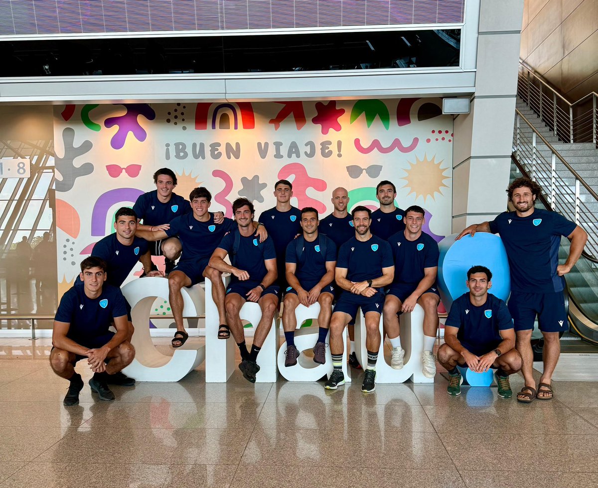 AgustinBasso_'s tweet photo. #Rugby | Los Teros 7' 🇺🇾 partieron a Emiratos Árabes Unidos para disputar el Dubai Sevens, primera etapa del Circuito Mundial 2024-2025. 

🔥 Uruguay vuelve a la Fórmula 1 del Rugby Sevens 🔥 https://t.co/2EPHicSp4P