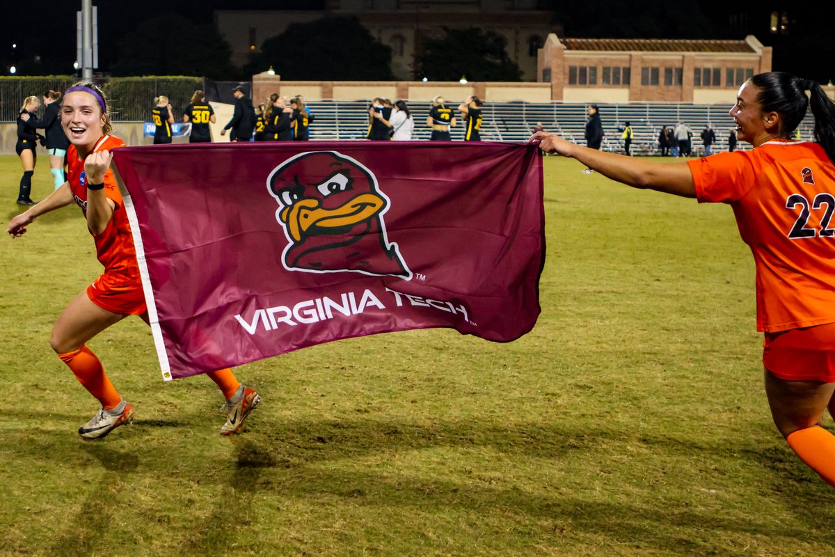 hop on, we're going to the Elite 8️⃣

#Hokies ⚽️