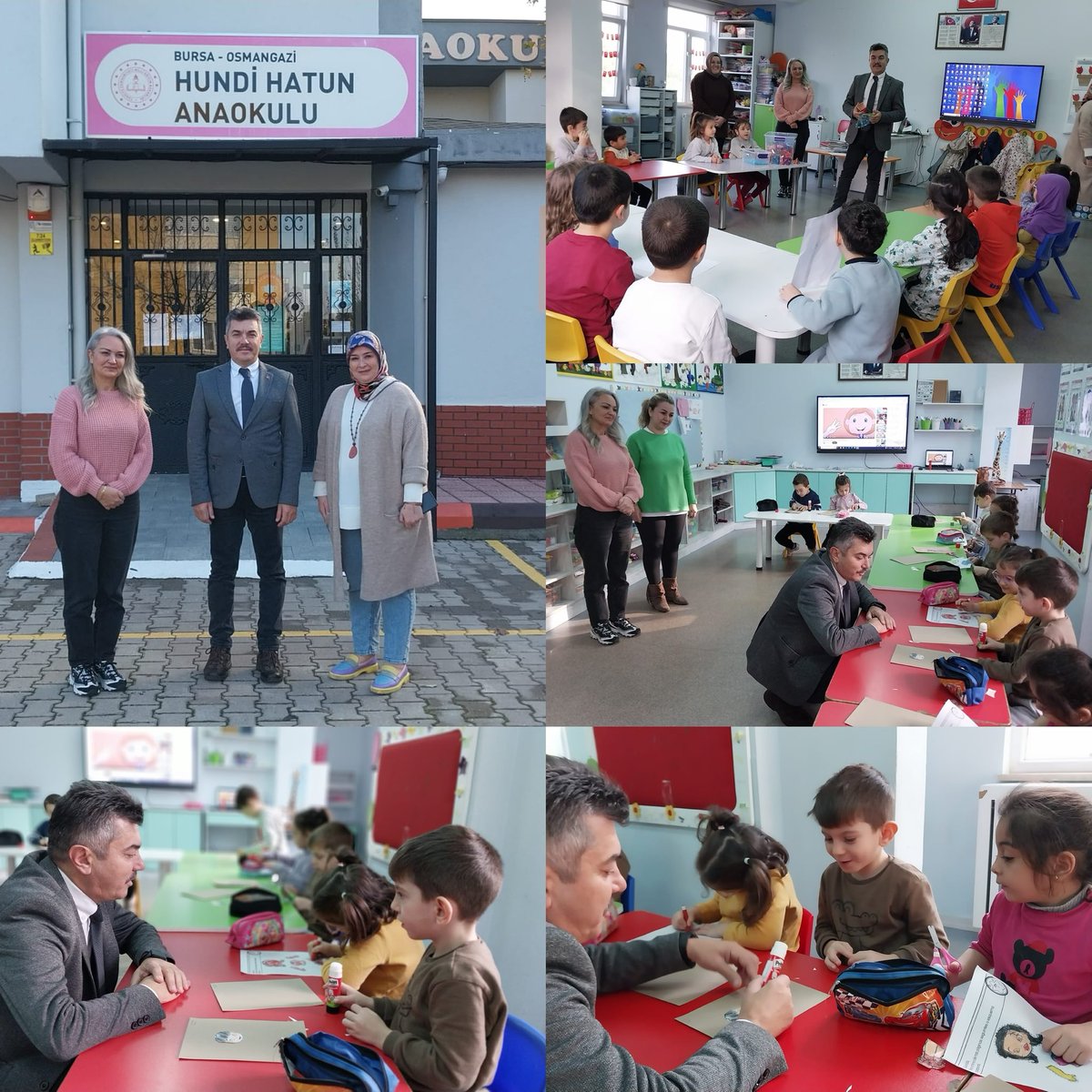 HatunHundi's tweet photo. Bursa Osmangazi İlçe Milli  Eğitim Müdürü sayın Metin SEZER Sınıflarımızı ziyaret etti,çocuklarla sohbet etti,öğretmenlerimizin “öğretmenler gününü “kutladı.@MetinSEZER_16 @kahraman47_s @GurhanCokgezer @bursailmem16 @Osmangazi_MEM https://t.co/I1z2Q9JMSK