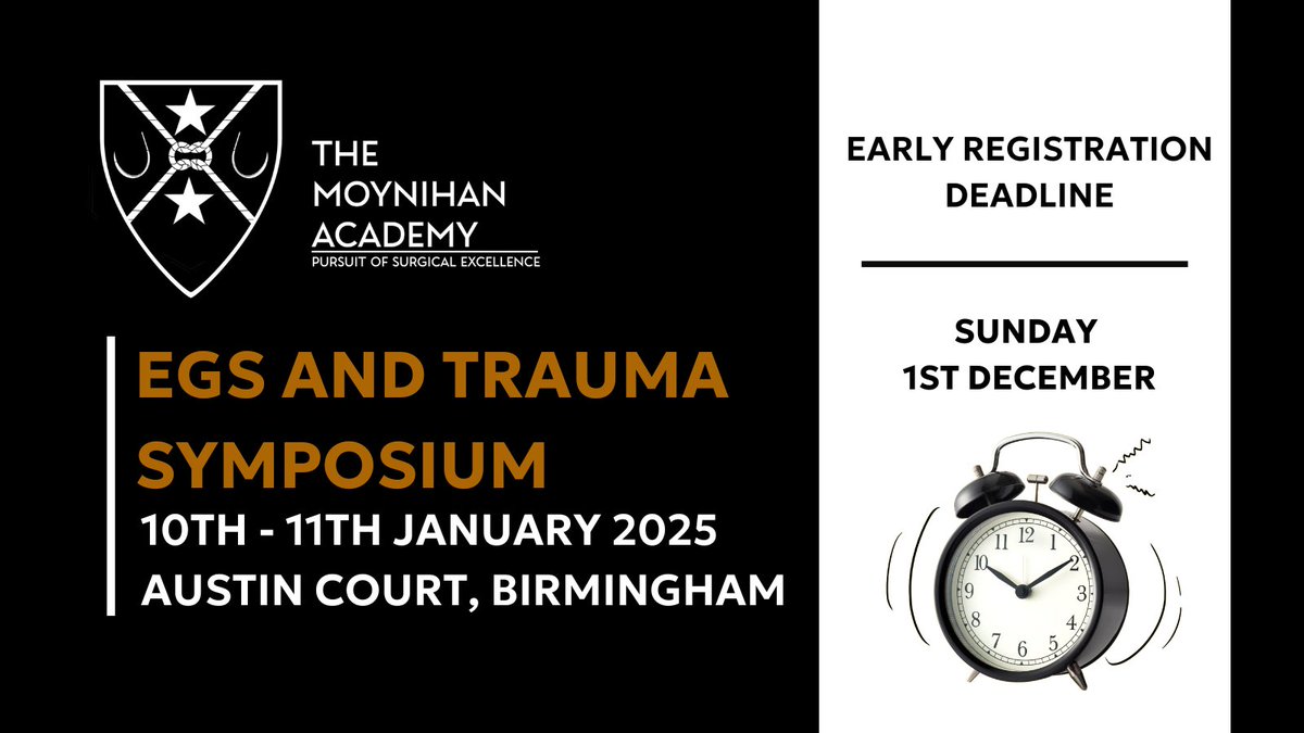 ASGBI (@asgbi) on Twitter photo There are just a few days left until the early registration deadline for the <a href="/ASGBI_MA/">ASGBI Moynihan Academy</a> EGS and Trauma Symposium! Don't forget to register by 1 December to benefit from the discount 👍
Whether you are studying for your MRCS or FRCS, we have you covered with dedicated programmes There are just a few days left until the early registration deadline for the <a href="/ASGBI_MA/">ASGBI Moynihan Academy</a> EGS and Trauma Symposium! Don't forget to register by 1 December to benefit from the discount 👍
Whether you are studying for your MRCS or FRCS, we have you covered with dedicated programmes