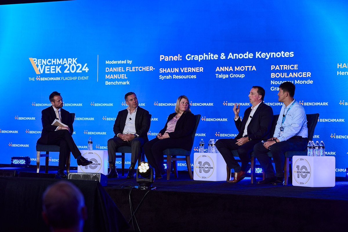 NYSE_NMG's tweet image. 🔋 Back from #BenchmarkWeek, where we tackled the big questions:

✅ Scaling #anode production
✅ Building resilient, local supply chains
✅ Prioritizing #sustainability wi/ bold innovation😉

Proud to lead North America’s #graphite game. ⚡ Let’s power up!
#Energy $NMG $NOU