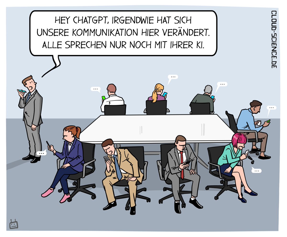 Kommunikation im Wandel: Immer mehr reden lieber mit der KI statt den Kollegen
#KI #Kommunikation #Transformation