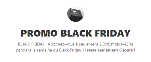 PaveNumerique's tweet image. #BlackFriday
-42% sur la version Premium du Pavé numérique pendant 6 jours !
(2,90€/mois ou même 29€/an)
A vous les chroniques supplémentaires, les numéros spéciaux, le podcast exclusif et les replays du Pavé numérique Live.
lepavenumerique.substack.com/BLACKFRIDAY