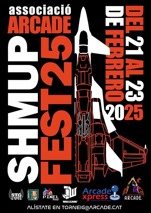 ArcadesCat's tweet image. Atención, pilotos! Después de la destrucción de nuestra base, necesitamos vuestra ayuda para el contraataque en el III A.R.C.A.D.E. SHMUPFEST en Febrero de 2025. 

¡Alístate en shmupfest.arcade.cat !
#shmups