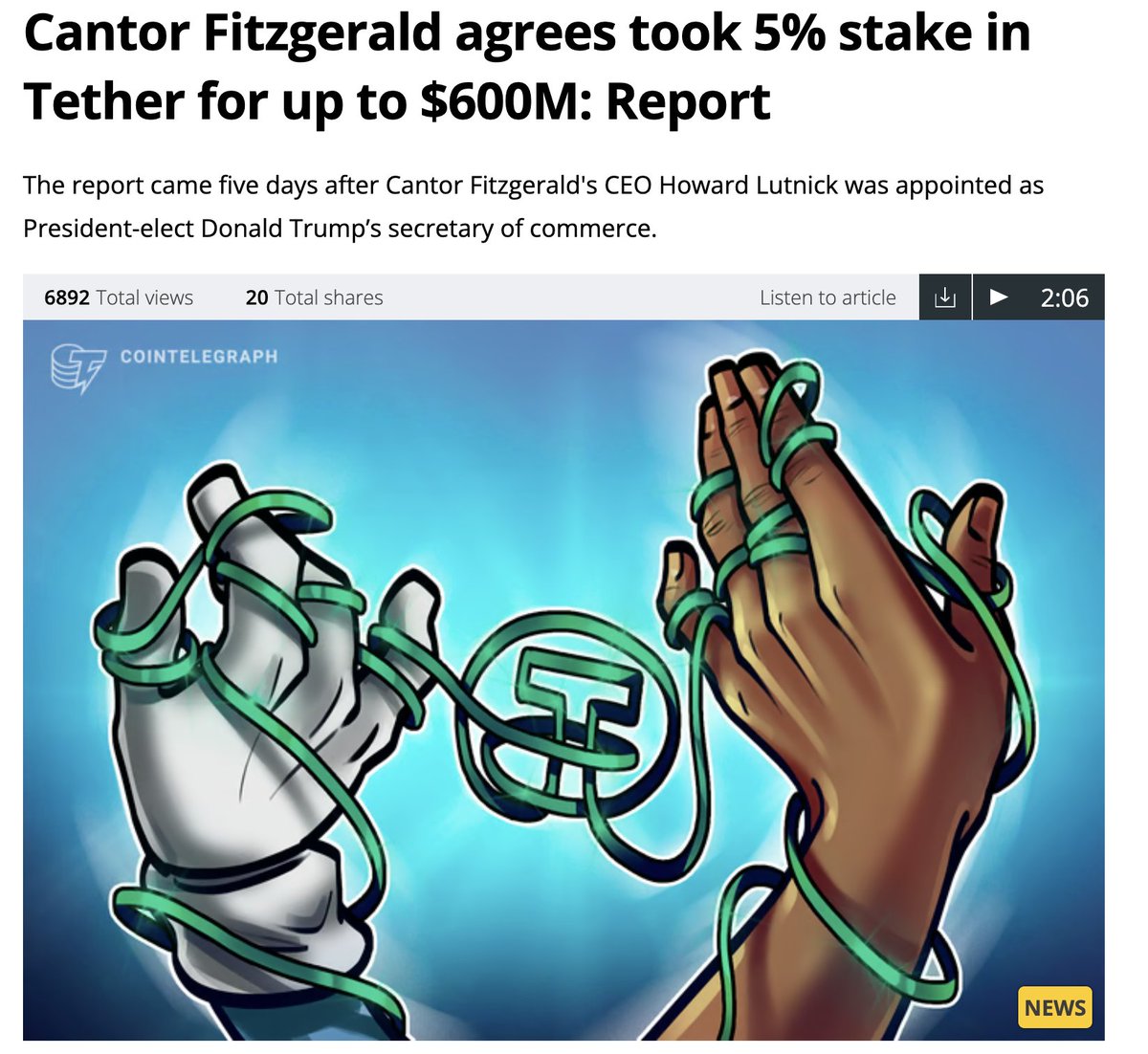 RyanSAdams's tweet image. crypto has infiltrated dc.

it will never face existential threat from the u.s. again. 

while we celebrate this win we must now be wary of a new crypto banking elite &amp;amp; their incentive to gradual gov capture.

watch for this.

and resist it - we are not free until we&apos;re bankless