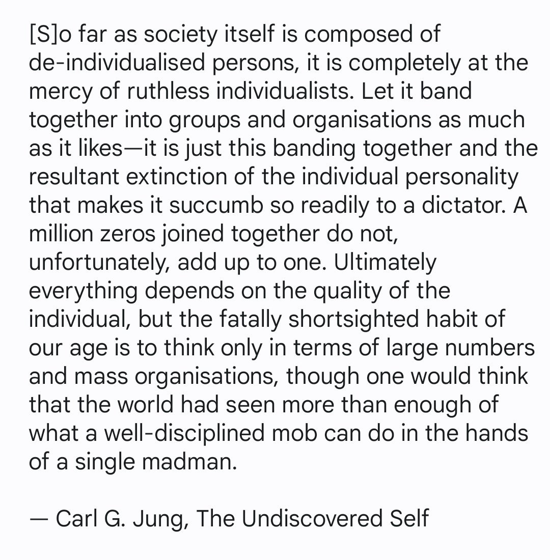 Evergreen from Carl Jung.
