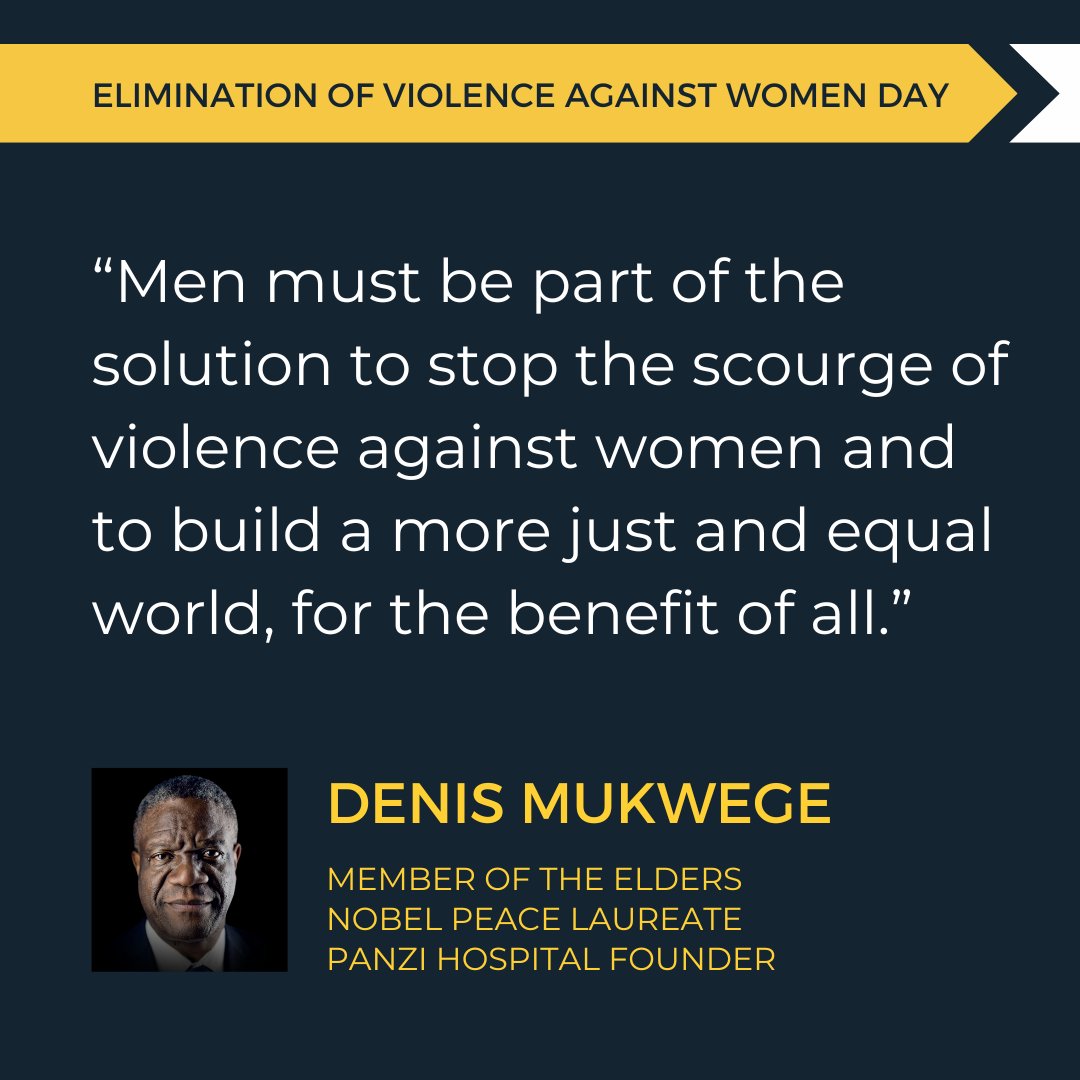 Violence against women is a global pandemic and its devastating impact spares no region or culture.

“In the Democratic Republic of the Congo, gender-based violence increased by 300% in only three years.

Violence against women is a true pandemic. It is one of the most common