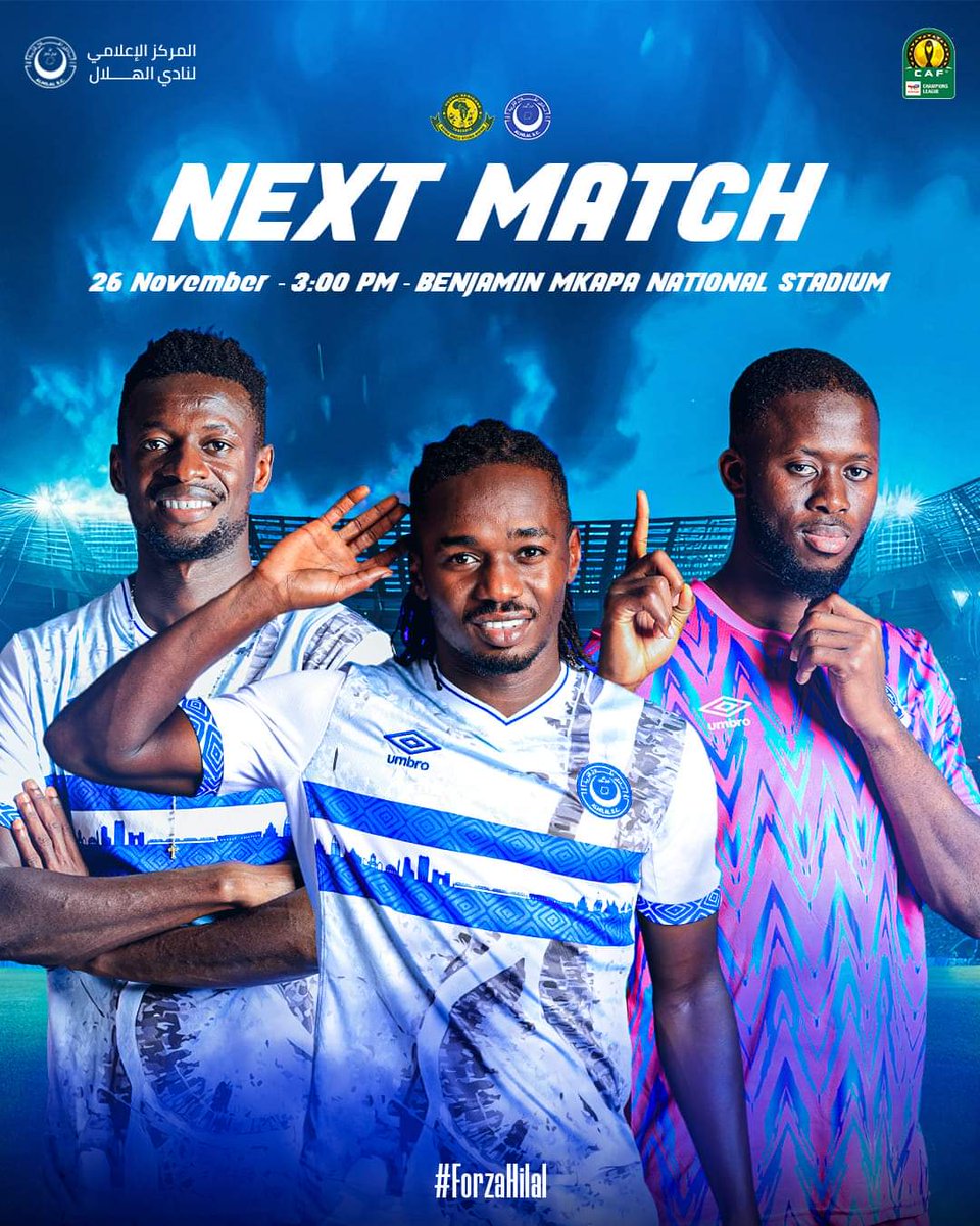 Ready for our next challenge #YangaAlHilal. 👊

#فخر_السودان | #Forza_Hilal | #TotalEnergiesCAFCL