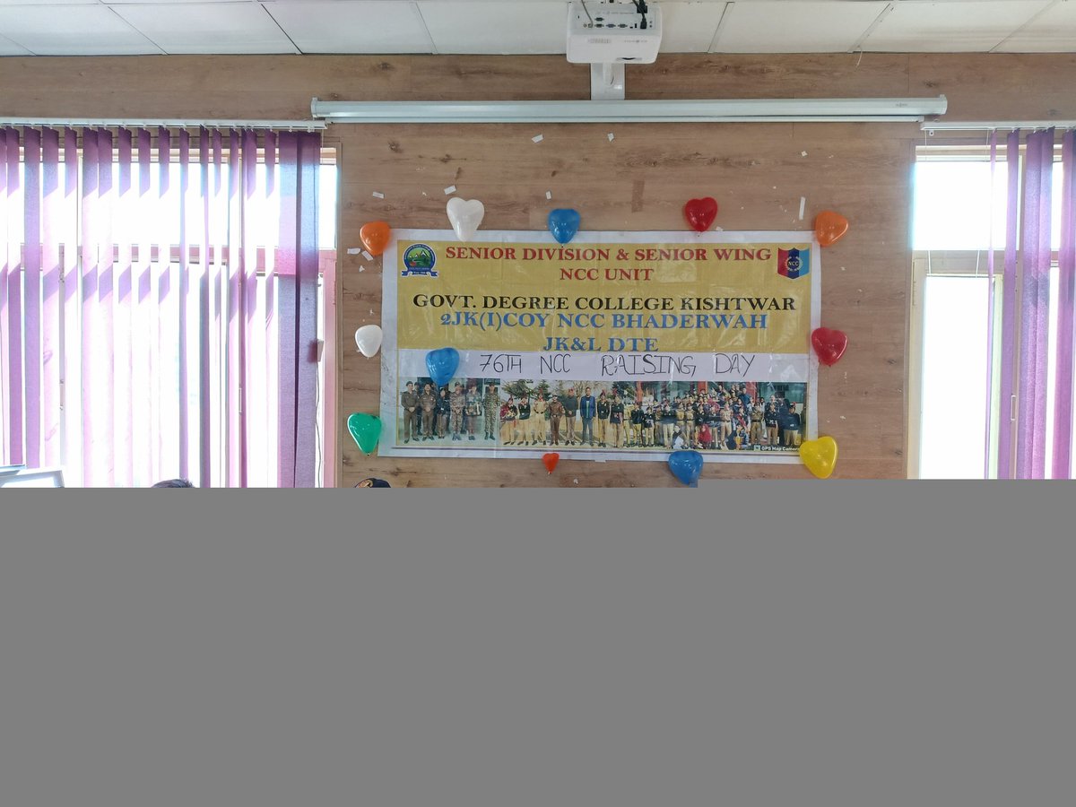 prithvi_prof's tweet photo. 76th NCC raising day celebrated by SD ncc unit GDC kishtwar , 2JK (i)coy ncc bhaderwah
#NCCDay2024 
@HQ_DG_NCC 
@NCCDteJKL 
@OfficeOfLGJandK 
@dckishtwar
@NCC_GDC_KTW https://t.co/MCBd4eCbAM