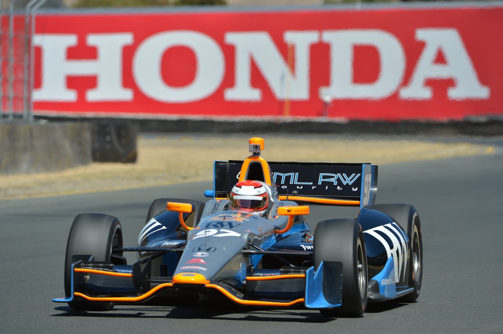 zdravkost's tweet photo. 97 days to go until the start of the #IndyCar season. 
Lucas Luhr (Sarah Fisher Hartman Racing Honda) in the 2013 #GoProGrandPrix at Sonoma. 📷 @IndyCar https://t.co/WoaRbsJFtW