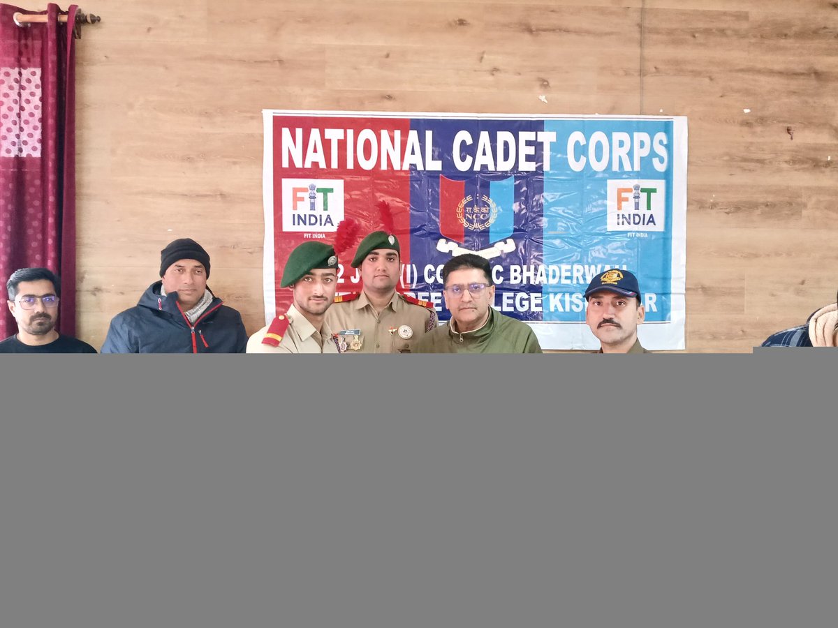 prithvi_prof's tweet photo. 76th NCC raising day celebrated by SD ncc unit GDC kishtwar , 2JK (i)coy ncc bhaderwah
#NCCDay2024 
@HQ_DG_NCC 
@NCCDteJKL 
@OfficeOfLGJandK 
@dckishtwar
@NCC_GDC_KTW https://t.co/MCBd4eCbAM