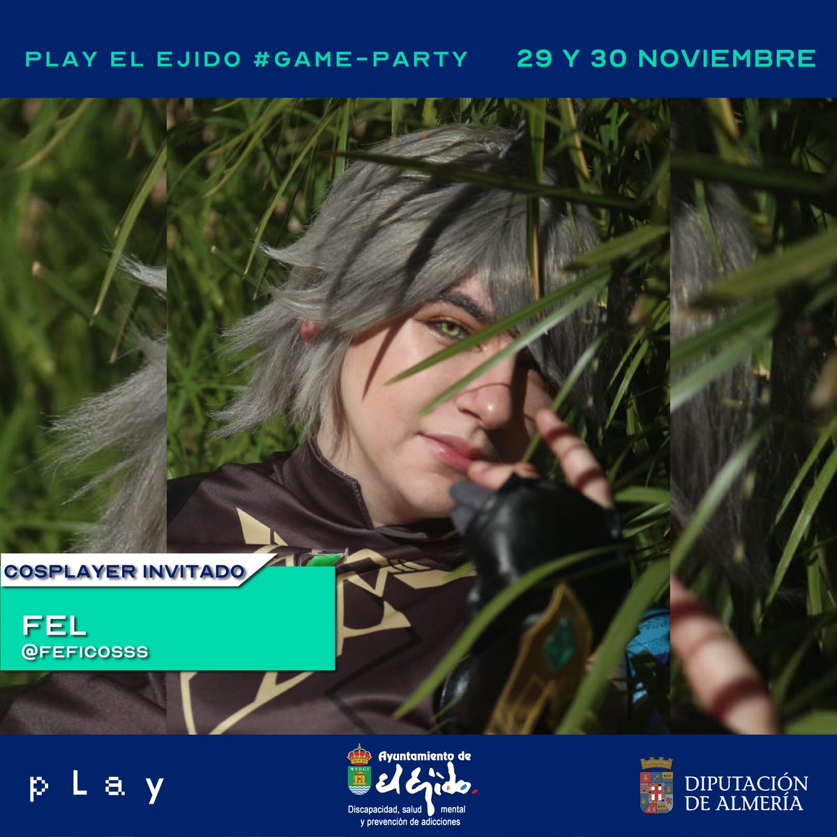 playgenpro's tweet photo. ¡Tendremos invitados de categoría! @feficosss y @jam.mytime
⠀
@wondercos.asociacion
⠀
🟢 Play EL EJIDO #GameParty
⠀
📅 29 y 30 Noviembre
📍 Antigua Nave EJIDOMAR
⠀
📝 Toda la información e inscripciones
🌐 https://t.co/H7jVf3Lj7I
⠀
#PlayGeneration #PlayGenPro #PlayElEjido #ElEjido #Ejidomar