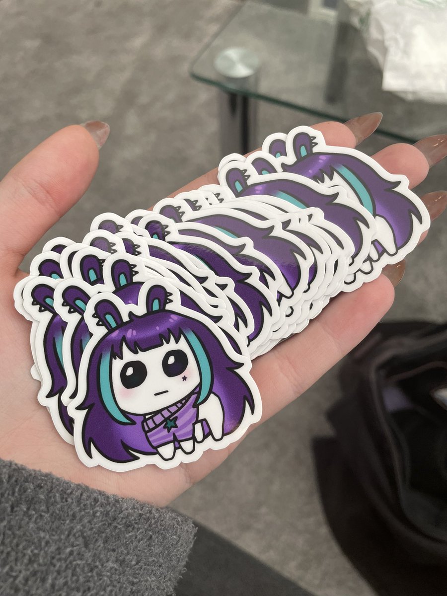 the rest of my stickers arent here yet but who wants one