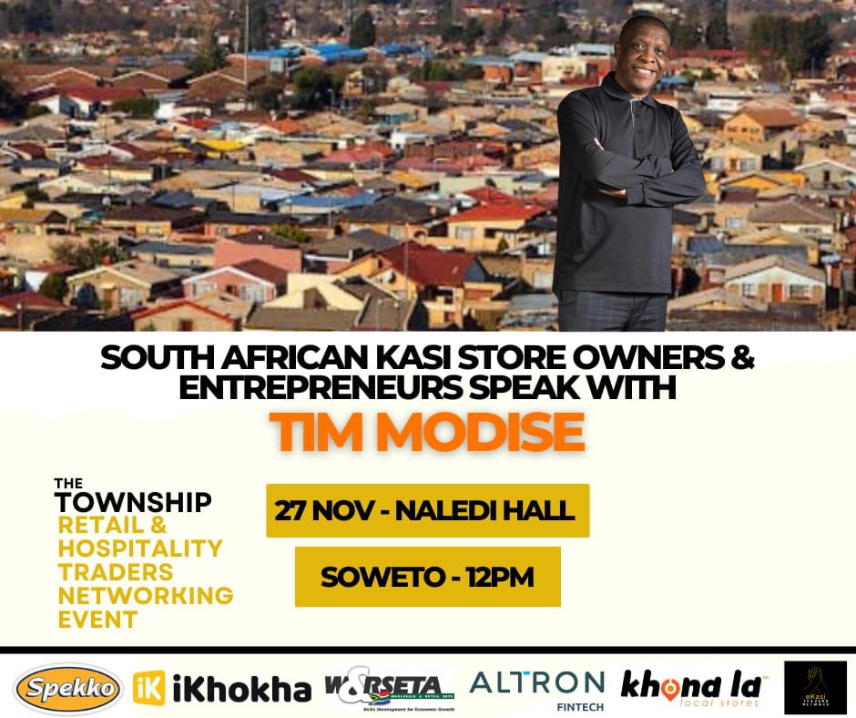 “Township Economy” requires collaborations between Kasi Business Community with big business, government &amp; other stakeholders as we seek solutions especially to the current crisis. Let’s work together. Register ekasitradersnetwork.co.za/register-now/
<a href="/eKasi_Traders/">eKasi Traders Network 🇿🇦</a> <a href="/TimModise/">Tim Modise</a>