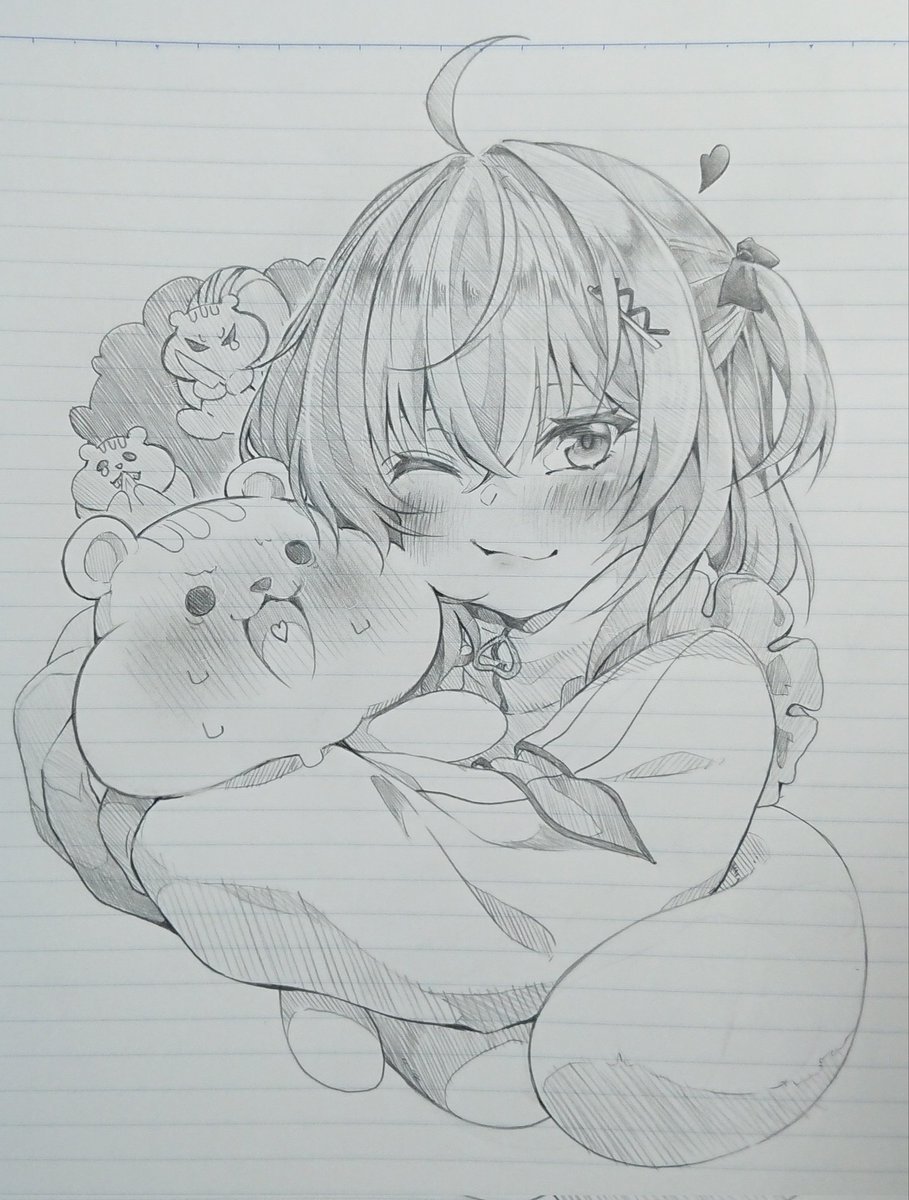 【修正版】
描き忘れした髪どめ描いたので一応上げときます!! 