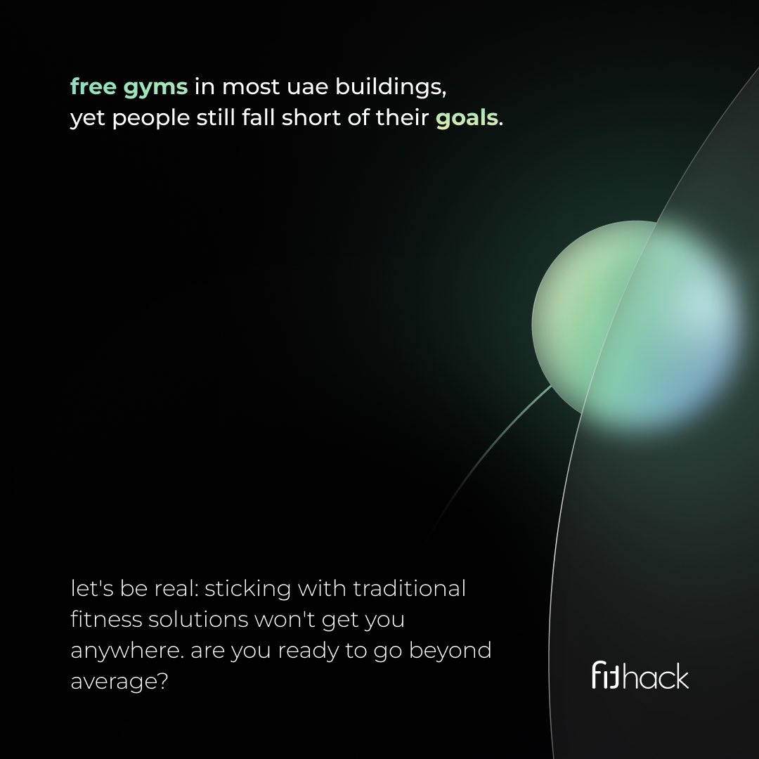 Fithack_ae's tweet image. Most UAE buildings offer a “free” gym — yet many people still pay for memberships and STILL aren’t hitting their goals. 

Let’s be real: sticking with traditional fitness solutions won’t get you anywhere. 

Are you ready to go beyond average?
👉 fithack.ae

#fithack…