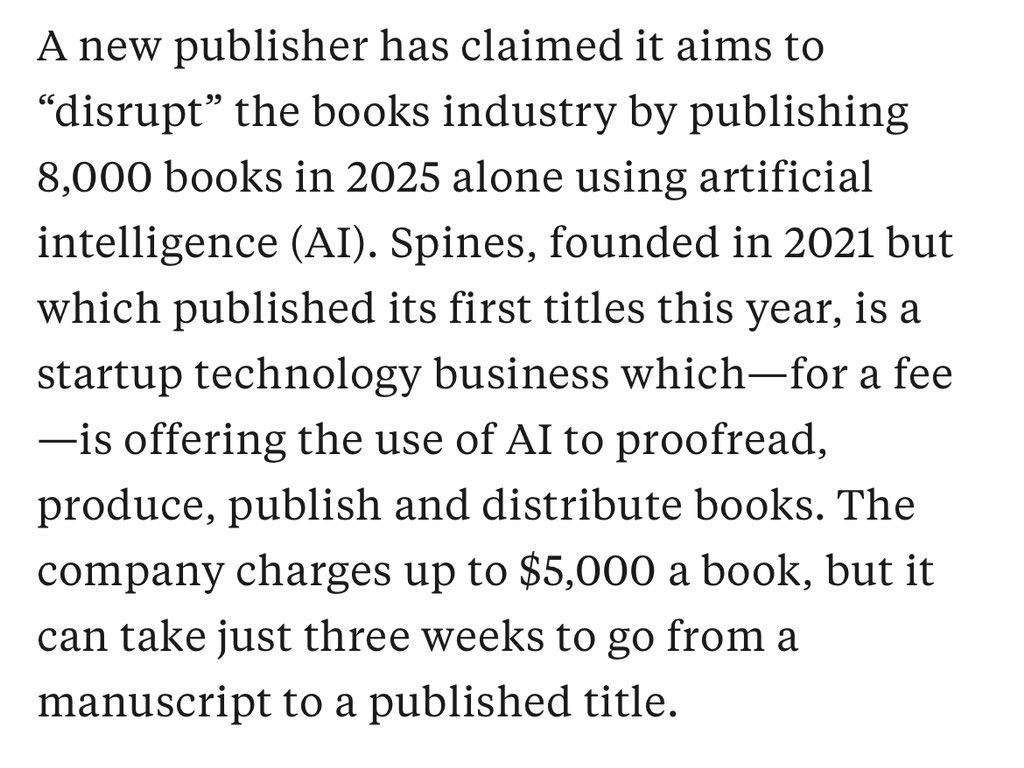 1. We need a lot of things, but this “disruption” isn’t one of them.

2. This is a vanity press, and fuck vanity presses.

3. Fuck this. Looking forward to seeing it crash and burn.