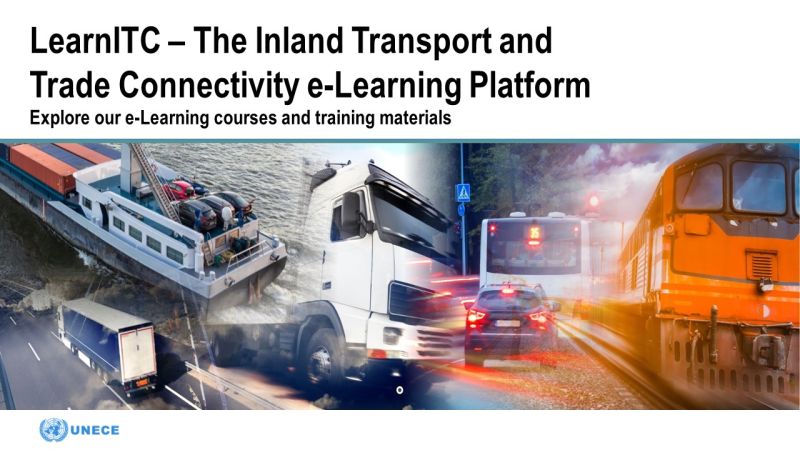 UNECE's tweet photo. 📢The @UNECE LearnITC platform has reached 1,000+ enrollments from 100 countries around🌍❗️

It is the only @UN e-learning platform dedicated to the topic of #transportation #trade &amp; #connectivity &amp; will soon feature 5 additional courses on 🚚🚆🚢+ #eTIR 👉https://t.co/6pruwje7w8 https://t.co/PPGuNQ4enq