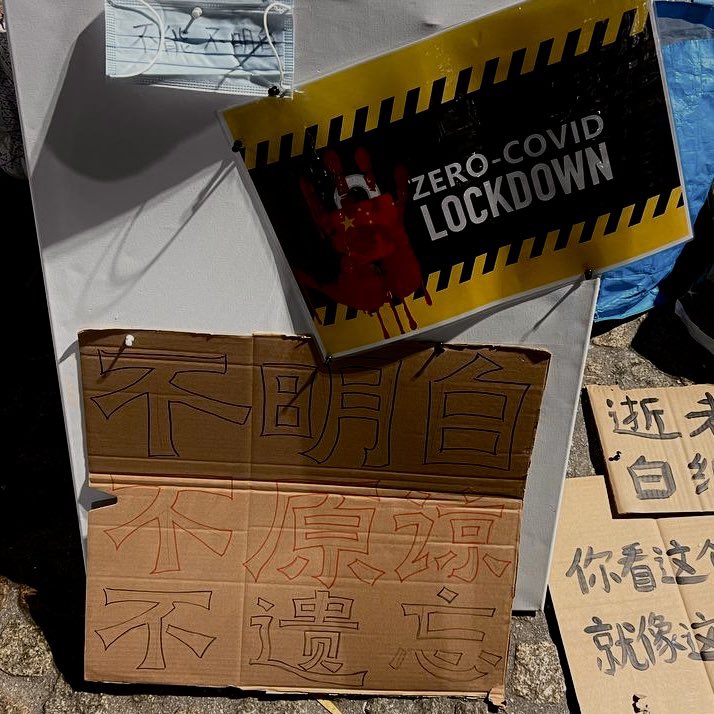censored_face_s's tweet photo. #Covid #Lockdown #2022ÜrümqiFire #Uyghur #EastTurkestan #WhitePaperProtest #Censorship https://t.co/5TALInEves