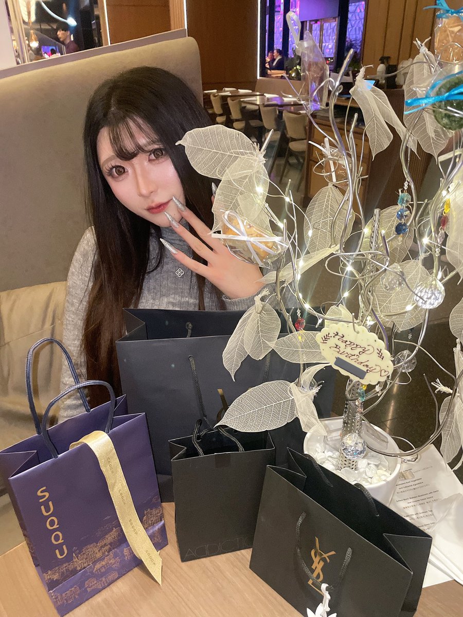 senatanda4's tweet photo. お祝いしてもらった🩵 https://t.co/uaXWS6EqgE