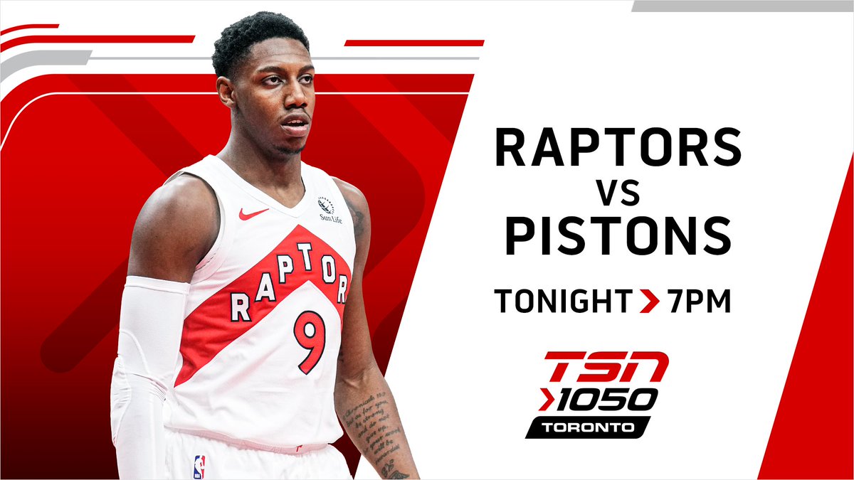 Listen/Stream TSN 1050 tonight as the #Raptors face #DetroitBasketball at 7pm with <a href="/Paul__Jones/">Paul Jones</a> and <a href="/JevohnShepherd/">Jevohn Shepherd</a> on the call! #WeTheNorth

*Geo Stream Restrictions Apply*

iheart.com/live/tsn-1050-…