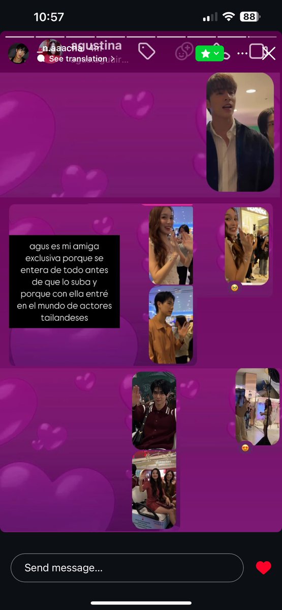 nacha tendria que haberme llevado a tailandia con ella porque gracias a mi los conoce a todos