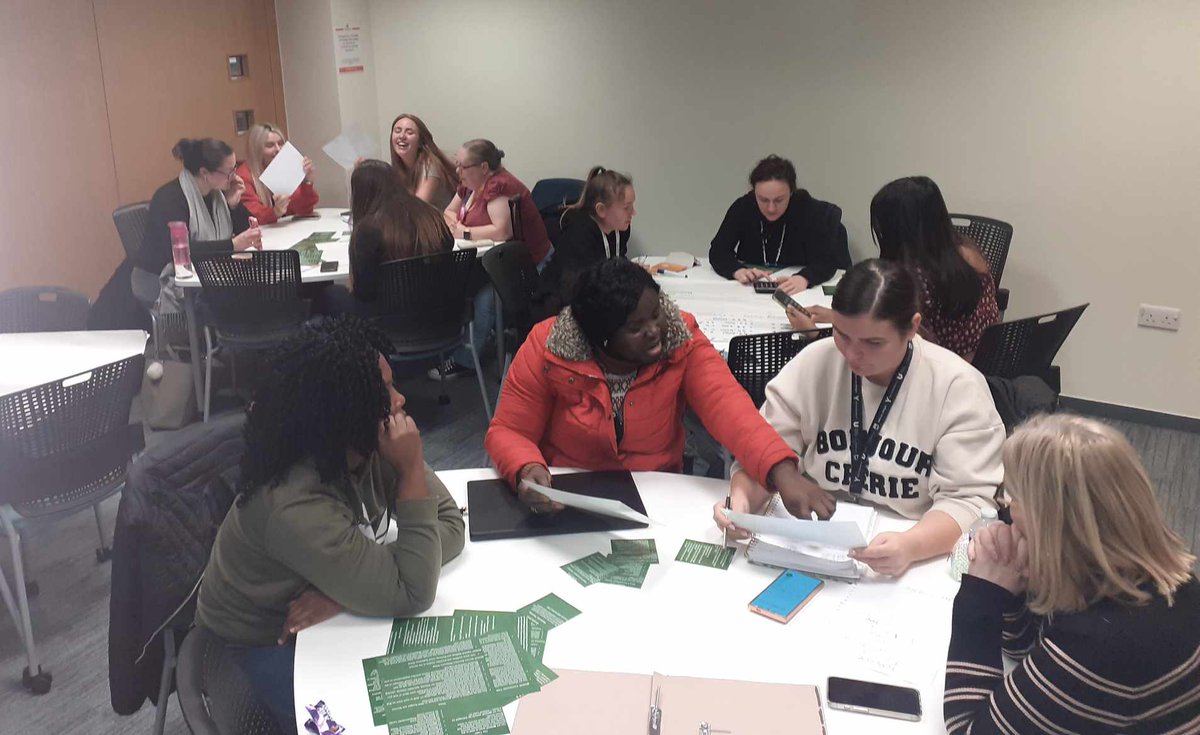 teesuniot's tweet photo. 3rd year BSc OT students enjoying “The Budgeting &amp; Service Provision” game, developed by one of the OT Team. Students have a budget of £630000 to provision inpatient, community, &amp; liaison services to an optimum level
The snag is there's not enough money!
What will they do? https://t.co/swQWmZGxHL