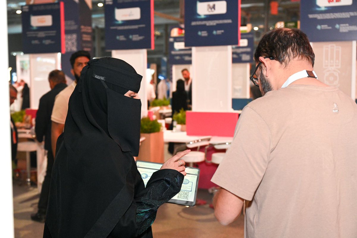 helperobot's tweet image. بفخرشاركنا في تمثيل هلبر روبوت بمعرض بيبان 2024 بدعوة من جامعة البترول والمعادن، بمشاركة نوف العتيبي ،لولوة القحطاني والمتحدثة جوري الرسلان.  
 Proudly representing Helper Robot at Biban invited by KFUPM, with Nouf Al-Otaibi, Lulwa Al-Qahtani, and spokesperson Jory Al-Raslan.