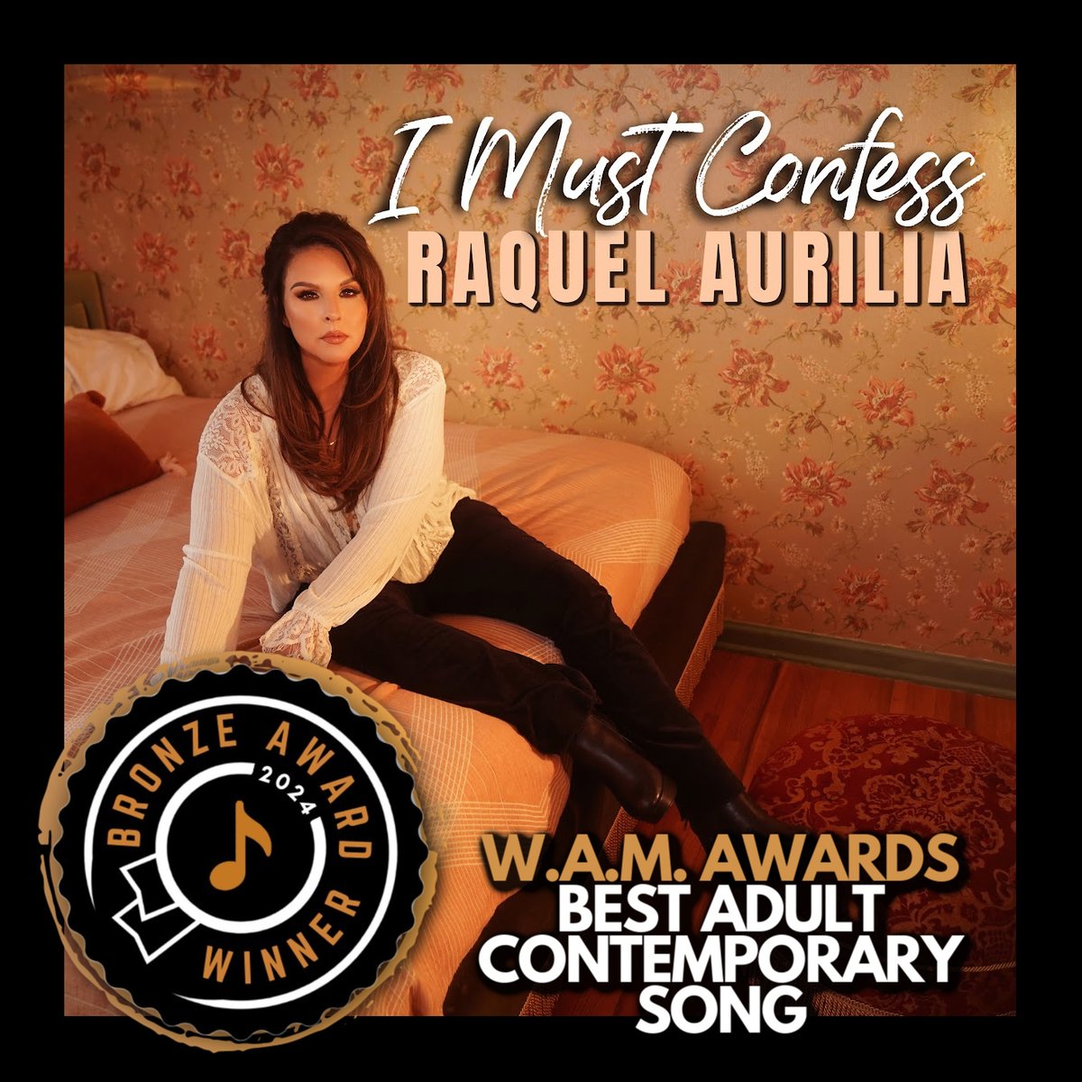 RaquelAurilia's tweet photo. Excited to announce that my song “I Must Confess” received a Bronze award at the W.A.M. awards. Thanks to my co-writer @billsmileymusic for writing this song with me.
#imustconfess #award #wamawards #newmusic #spotify #spotifyartist #songwriter https://t.co/FXPXivy8jc