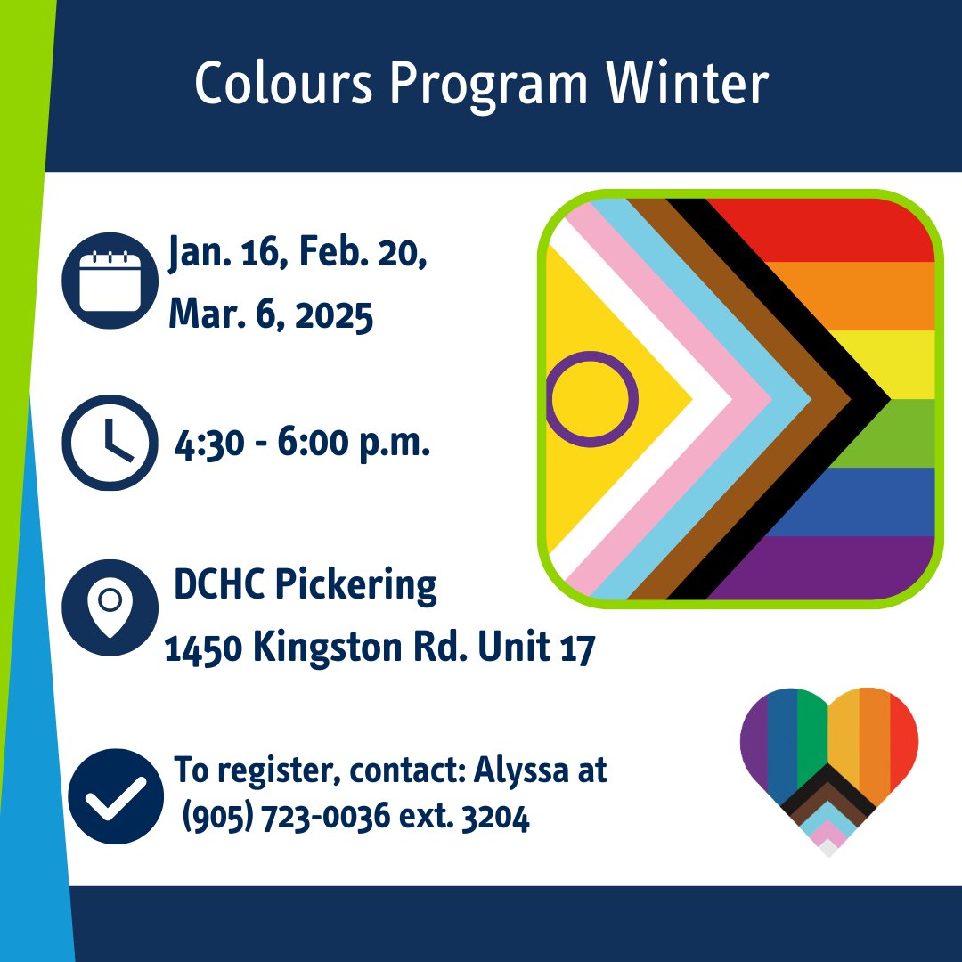 Join us at the #2SLGBTQI Colours program for Youth in Grade 9 to 12! This recreational program aims to bring together like-minded teens, meet new people, get community resources &amp; info + talk about issues that matter to you! 

Register Now! 

 #2SLGBTQIYouth #2SLGBTQIResources
